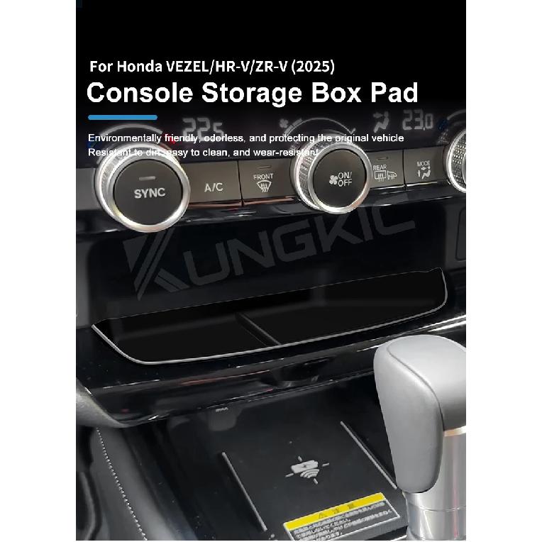 Tapis Central Caché Pour Honda Vezel HRV HR-V 2025 Boîte de Rangement Console Centrale Organisateur Étui Remplacement Accessoires Intérieurs de Voiture