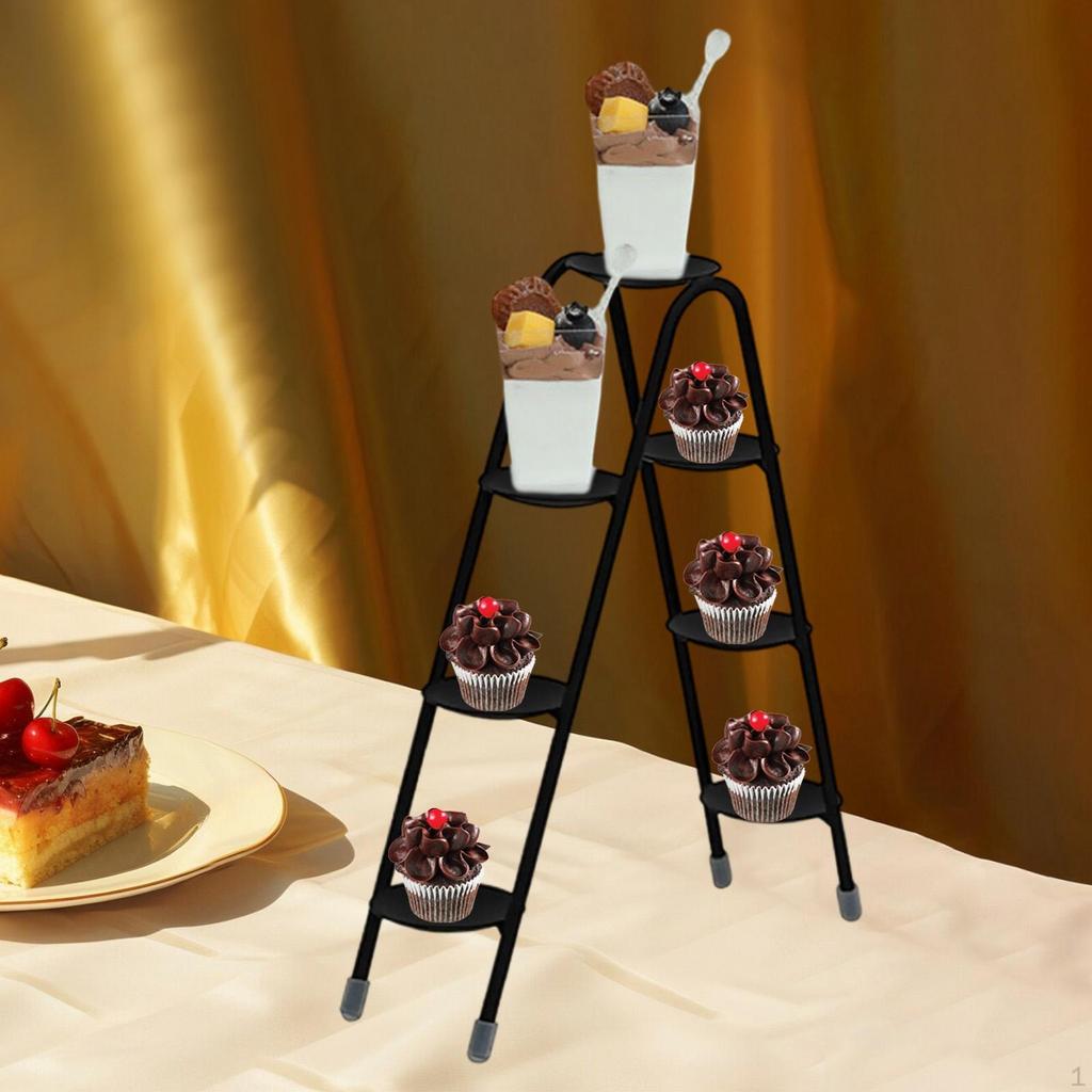 4 Etagen Cupcake Präsentationsständer Halter Servierregal für Babyparty
