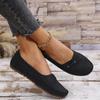 Women's Casual Loafers Slip On Flats Round Toe Comfortable Walking Shoes Soft Sole Flexible Outsole Lightweight Design