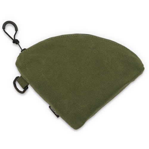CELABE Coffee Filter Case, Perfect for Camping, Made of Paraffin-Coated Cotton Canvas with Dividers, Waterproof, Large Capacity (Khaki)