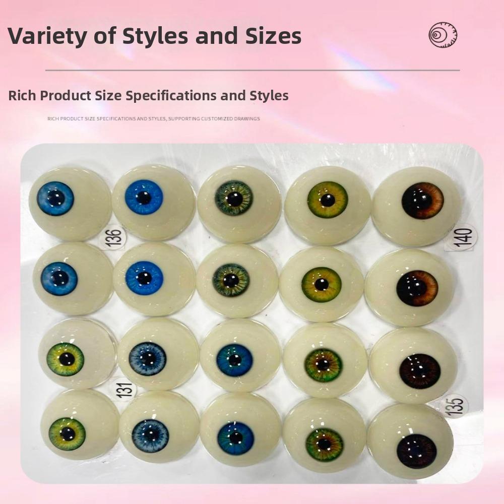 1pair with 3 Dimensional Fitting Eye Acrylic Fake Eyes Eyeballs DIY Doll Making Crafts  For BJD Doll