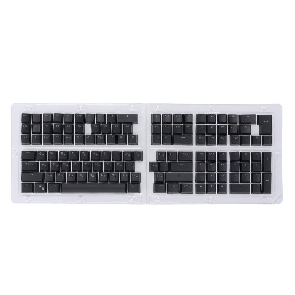 132 Key Keyboard Keycap Russian OEM Profile Matte Finish Ergonomic ABS Keycaps for 61 62 64 68 84 87