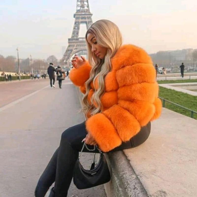 

Черный пояс средней длины, теплая роскошная женская шуба из искусственного меха, с длинными рукавами, плавающие волосы, мытая шерсть, женская мода, мех для девочек, норковые волосы