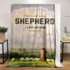 The Lord Is My Shepherd Psalm 23:1 Religious Blanket  Printed Blanket for Living Room Bed Couch Lunch Break Blanket for Friend's Festival Gift