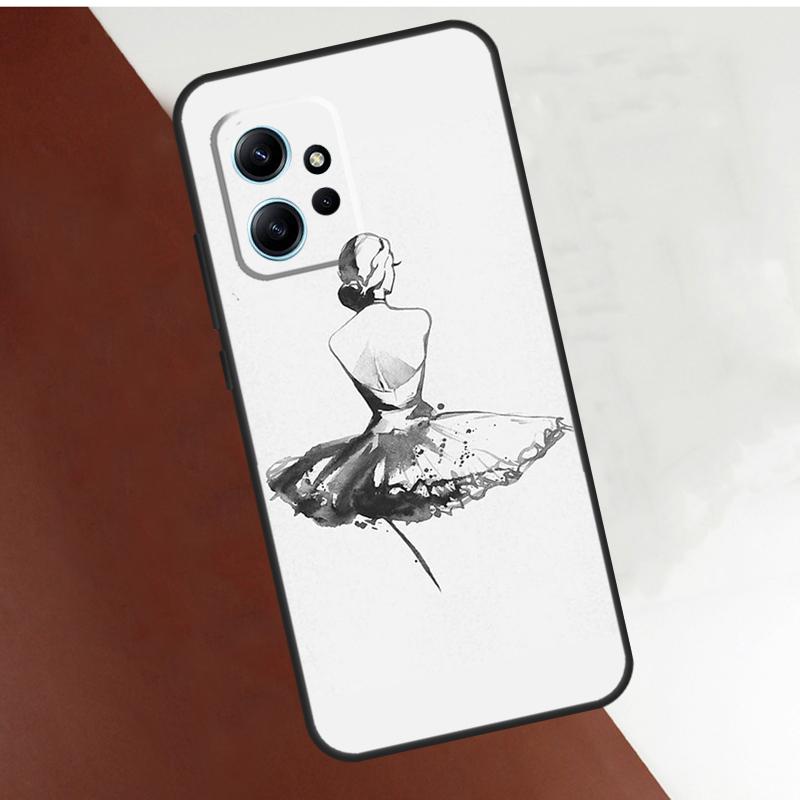 Ballet Dance Case For Xiaomi Redmi Note 14 Pro 10 11 12 13 Pro 11S 12S Cover For Redmi 15 14C 12C 10C 13C