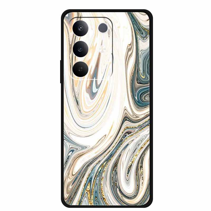 Case For Realme 15x 5G Global Version Marble Capa Soft Silicone Back Cover For Realme 15 X Cases Mica Painted TPU Phone Bumper