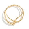 European and American jewelry, simple fashion niche multi-layer collar choker personality exaggerated wind snake bone necklace