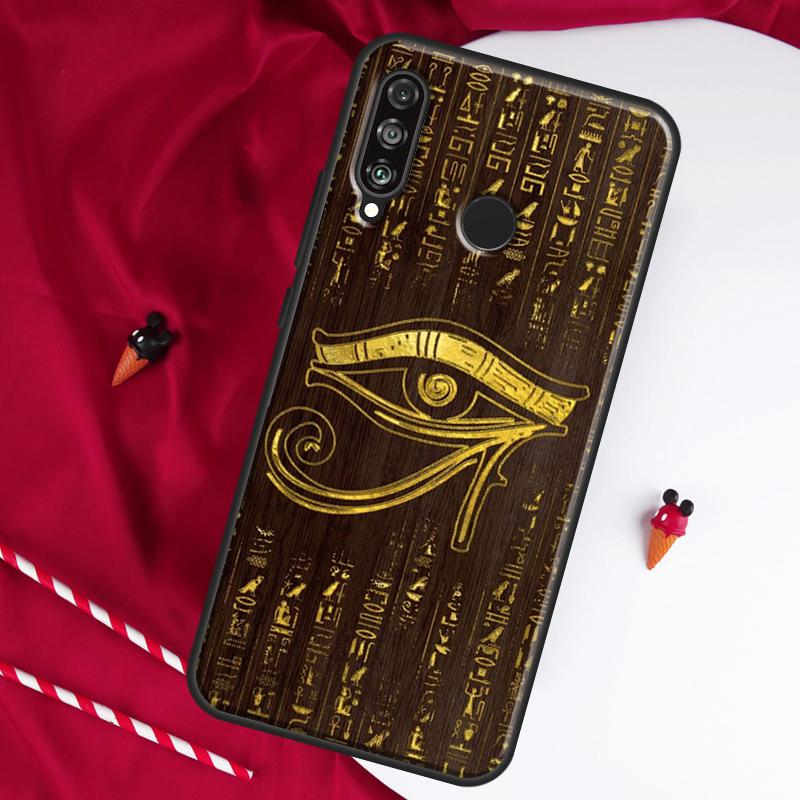 Sacred Eye of Horus Egypt Fresco For Huawei Nova Y61 Y70 Y90 Y60 Y72 Y91 12s 12i 11i 7i 8i 9 10 SE P60 Pro P30 P40 Lite Case