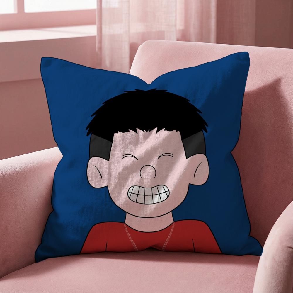 

P-Pop ManS Cushion Cover Multi-Scene Pillow Cover for Home & Car - Reversible, Soft & Durable for Daily Use 30cmx30cm