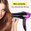 2000W Electric Hair Dryer Salon Professional 2 Speed 3 Heat Hairdressing Blow with Detachable Nozzle