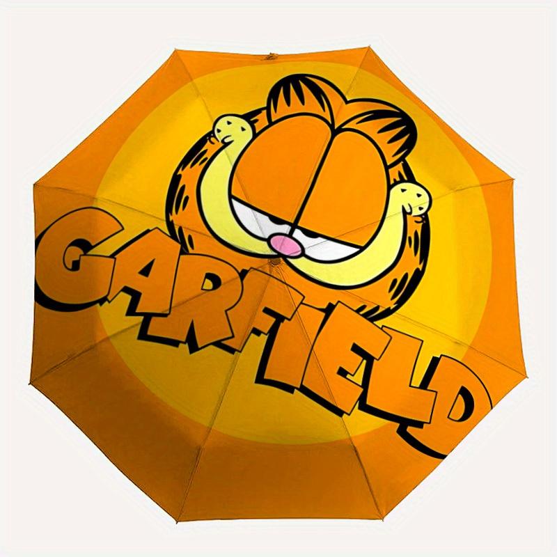 

1pc Garfield, Cat Automatic Umbrella Durable Iron Frame & Plastic Handle, Gift for Men & Women, Sturdy Construction, Playful Design yy250826147