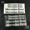 Q1983-Fashion 6pcs Car Styling Dustproof Stickers For Mercedes Benz AMG A C E R M Class CLA GLA W204 W210 W124 W205 W203 Auto Goods