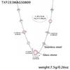 Qiong Yao 18k Gold-Plated Faceted Glass Stone Heart Necklace