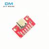 1/5PCS USB Type C Connector Board 3.1 Serial Basic Breakout Female Connector Breakout Board Red Adapter Board With Row Needles