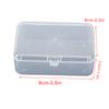 Rectangular Bead Storage Boxes Lightweight Durable Small Volume Non-brittle with Cover DIY Clear Containers for Beads and More