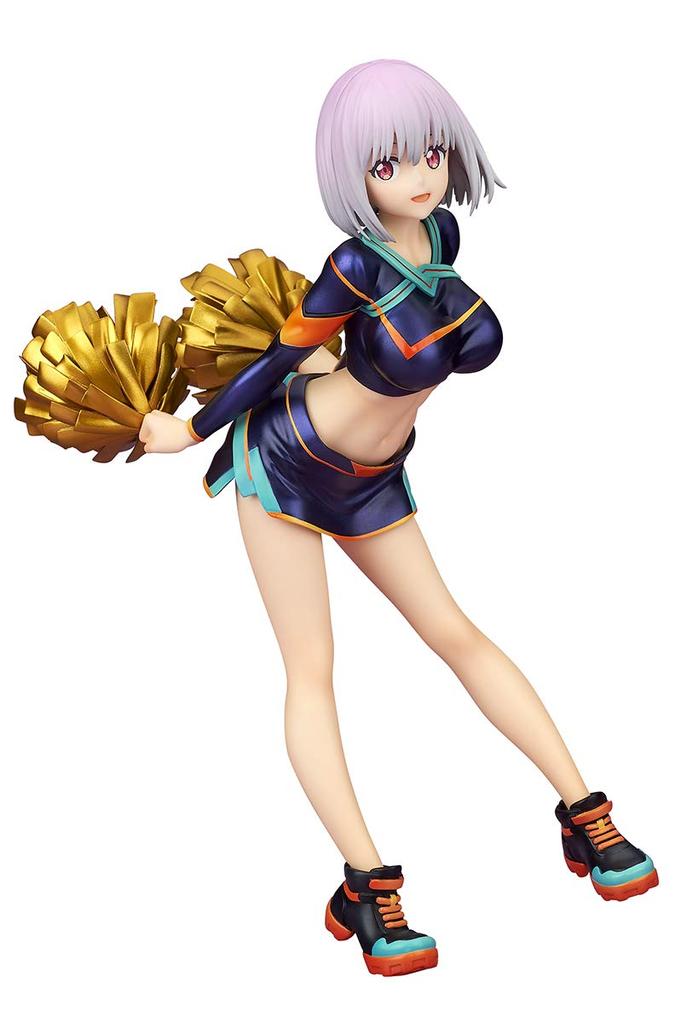 Q Shinjo Akane Cheerleader Style Scale PVC Painted Finished Figure Q's SSSS.GRIDMAN 1/7