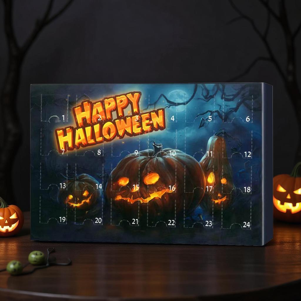 Horror Countdown Calendar Horror Collectibles Advent For Halloween Scary Figurines 24-day Countdown Calendar For Fireplace