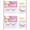 False Eyelashes Makeup Tools Natural Long Thick Volume Eyelashes Beauty Fluffy Eyelashes Sequin Flower Christmas  Eyelash Party Eyelashes