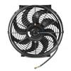 14in Electric Slim Radiator Cooling Fan Assembly 12V Universal Parts with Mounting Kit