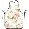 1pc of a Vintage Apron Featuring a Peony Floral Design, Made from Durable And Easy-To-Clean Polyester, with an Adjustable Waistband, Suitable for Cook