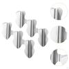 2x Smooth Edge Taco Holders Holder Stainless Steel Racks Creative Finger Slot for