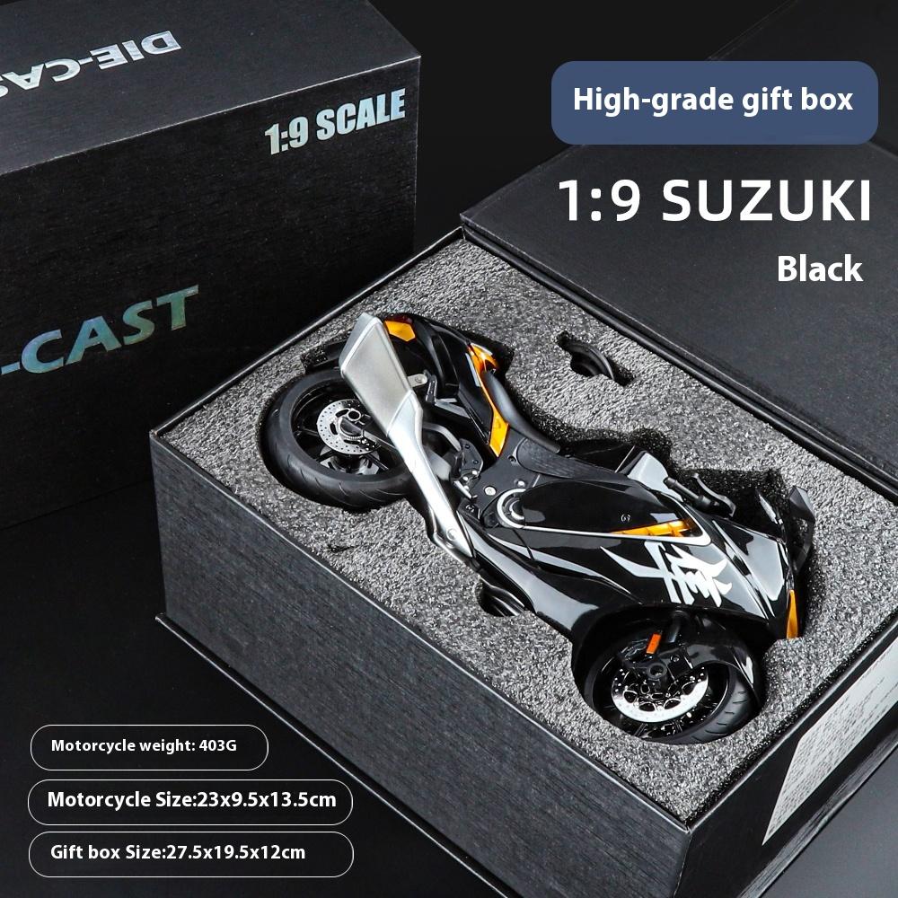 1:9 Suzuki Hayabusa GSX-1300R Legierung Motorrad Druckgussmodell Simulation Sammlung Schmuckstück Trendige Dekoration Geschenk Für Kinder