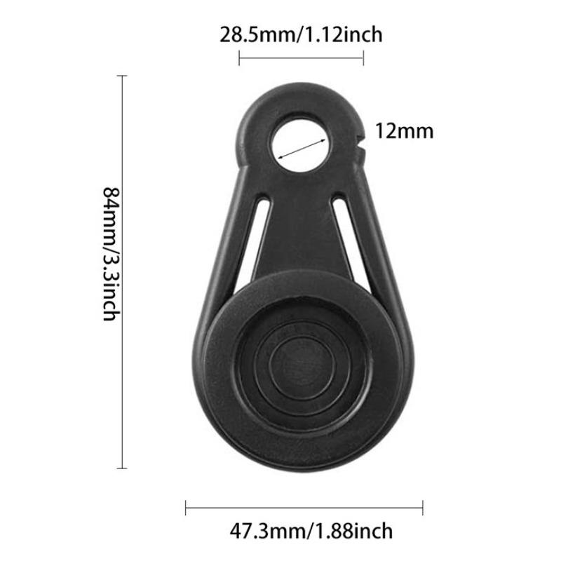 6pcs Outdoor Camping Mountaineering Tent Clip Awning Shade Pergola Fixed Clip Buckle Rope Plastic Clip Buckle Hiking Accessories