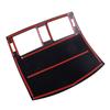 A51K-Carbon Fiber Car Central Console Air Outlet Vent Cover Trim for 2007 2008 2009 2010 2011 2012 2013