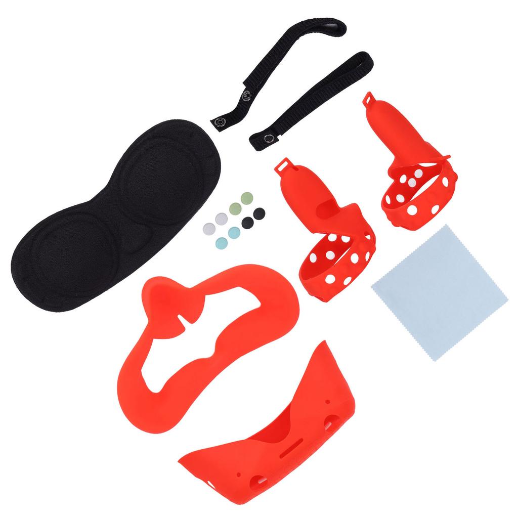 VR Glasses Silicone Accessories Set Anti Sweat Anti Fouling Dust Proof Washing VR Glasses Mask