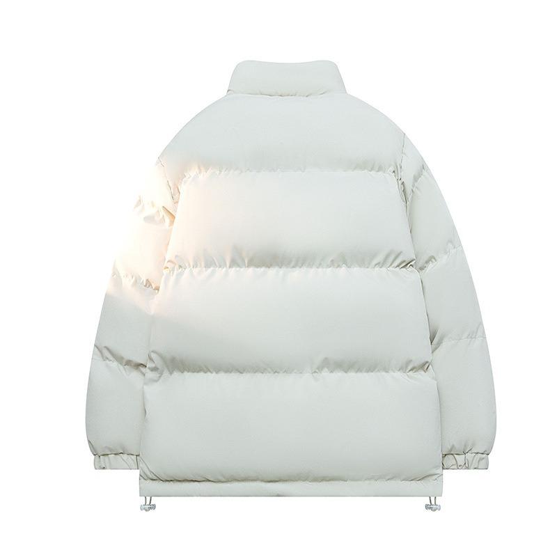 New Winter Velvet Stand-up Collar Double-sided Trendy Brand Cotton-padded Clothes Couple Fashion Warm Cotton Clothes Double-sided Sheep