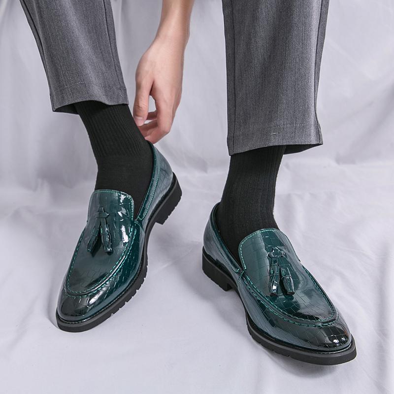 Mens Dress Shoes Men's  Leather  Skin Shoes for Men Elegant Casual Business Luxury Social Male Shoe