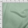 oneOone Cotton Flex Light Green Fabric Check Sewing Fabric By The Yard Printed Diy Clothing Sewing Supplies 40 Inch