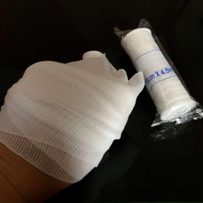Хлопковые Эластичные Бинты Безопасные для Кожи Дышащие 10cm*450cm