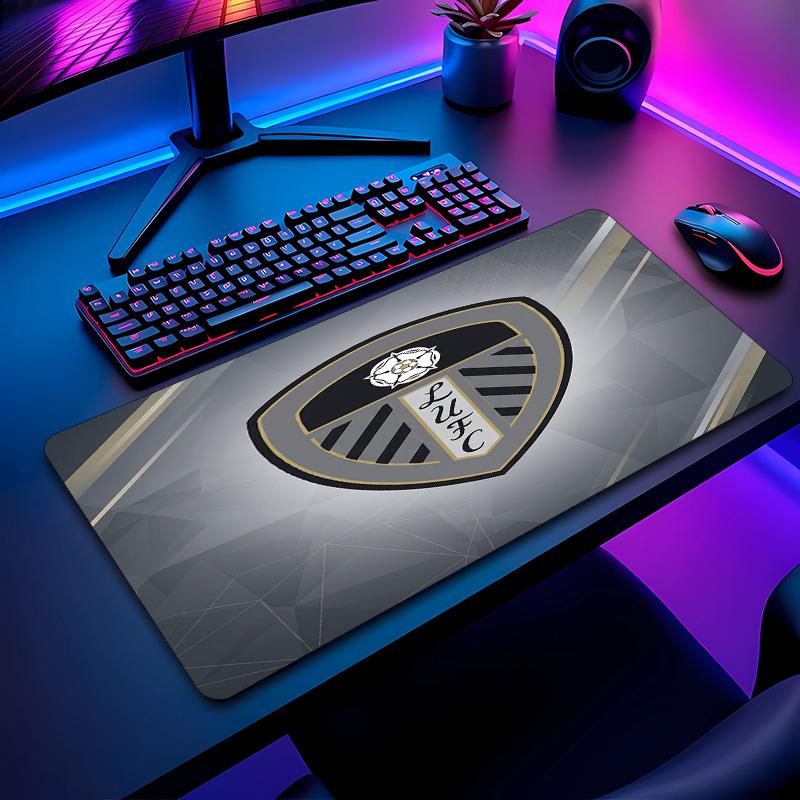 Leeds United Football Pattern Mouse Pad Non?Slip Rubber Base Gaming Mousepad For Desk Office Home