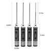 Titanium Nitride Hex Wrench Driver, Precision Screwdriver Set for Drones, 4-Piece Set (1.5mm, 2.0mm, 2.5mm, 3.0mm)