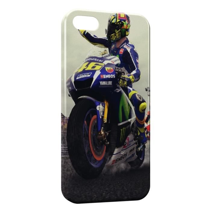 Coque iPhone SE Valentino Rossi Moto On Road Sport 6