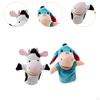 2 Pieces Kids Hand Puppet Pretend Play Soft Educational Puppets, Plush Toy for Birthday, Imaginative