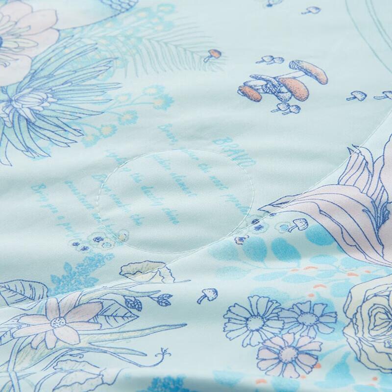 FUANNA Printed Silk Summer Cooling Quilt