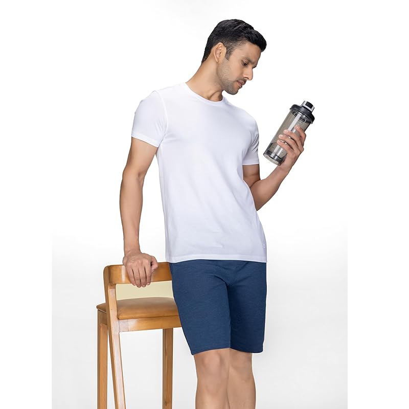 XYXX Men s Solid Regular Fit T-Shirt (XY_CR15_Tshirt_1_White M белый