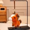 Cartoon Plush Horse Doll Pendant Soft Pony Keychain Toy Cute Zodiac Pony Figurine  New Year Gift