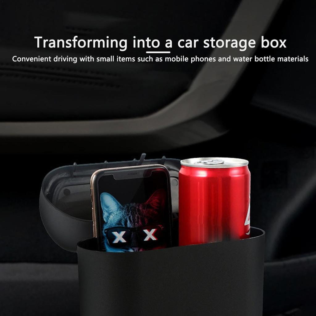 Car Trash with Lid | Leakproof Mini Auto Trash Trash Organizer |