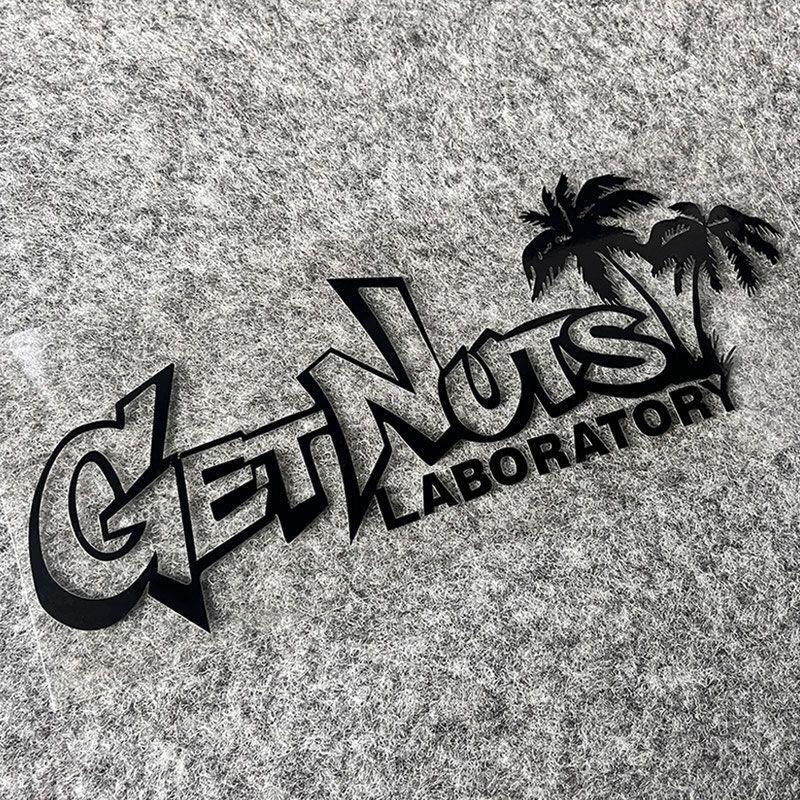 

Get Nuts Coconut Tree Rear Windshield and Motorcycle Sticker Standard