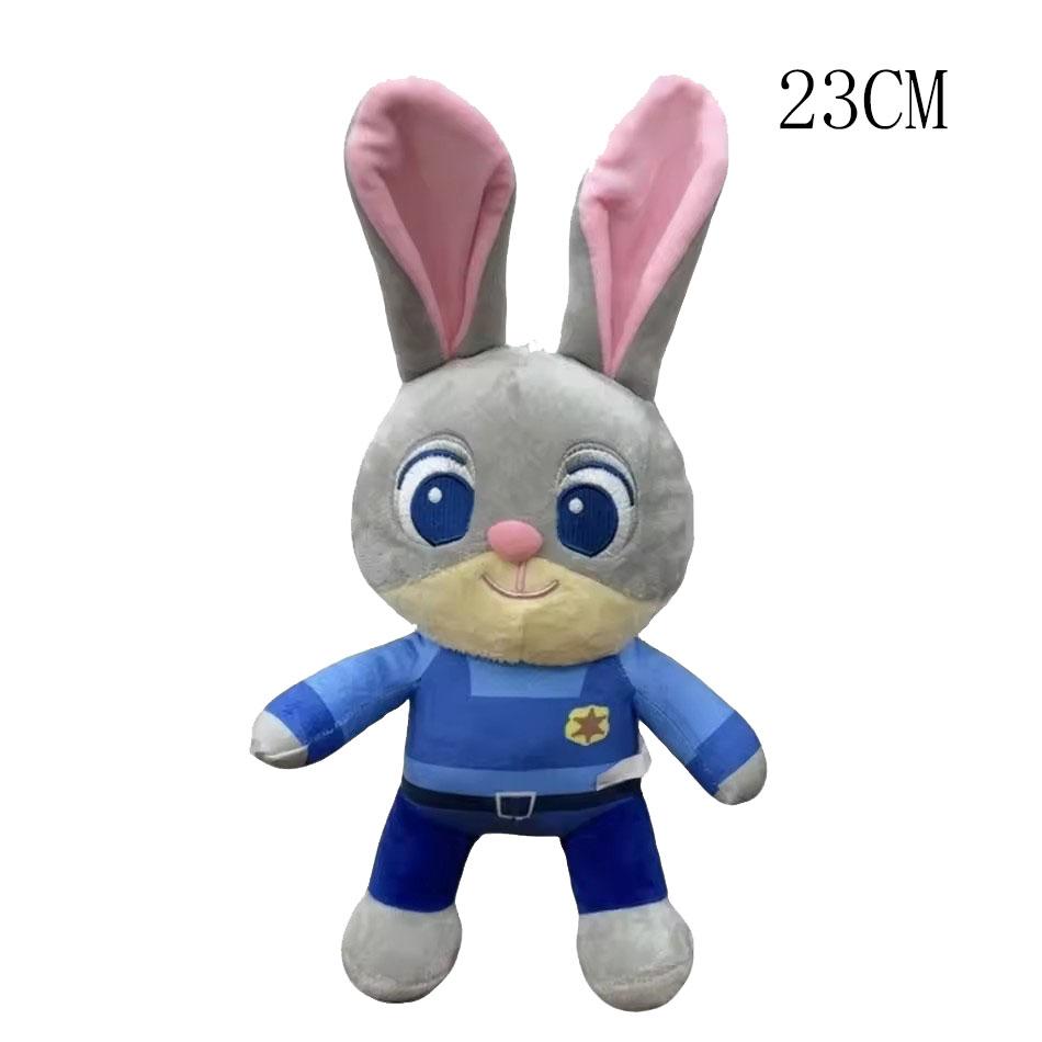 ***High Quality  Nick Wilde Judy Hopps Plushies Stuffed Anime Fox Rabbit Plush Toy Lovely Children's Room Decor Xmas Gifts