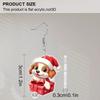 Christmas Gift-Animals Collection Acrylic Women's Fashionable Drop Earrings, Cute Cat & Dog Shape Designed Earrings for Women's Daily Wear