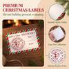 60pcs Elk Elk Santa Mail Labels Fill-In To/From Fields Christmas Gift Labels  Christmas Holiday