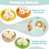 8Pcs Mini Chicken Squishy Toy Cute Small Chicken Sensory Pinch Toy Funny Pinch Gadgets for Backpack Office Desktop Decoration