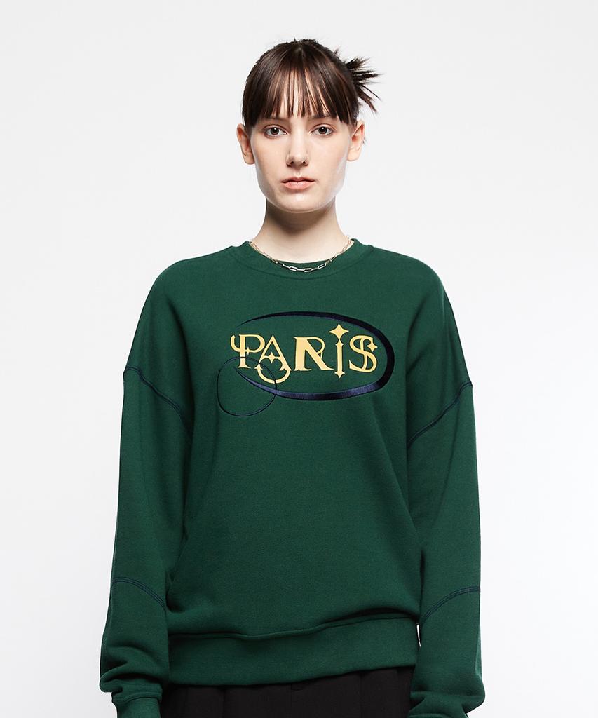 LARTIGENT L7 Paris Sweatshirt(Green)