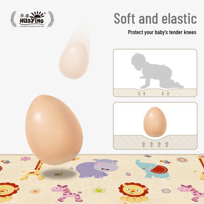 Huaying Vodotesná a škvrnám odolná hracia podložka na lezenie pre dojčatá a batoľatá, zhrubnutá a odolná proti pádom.