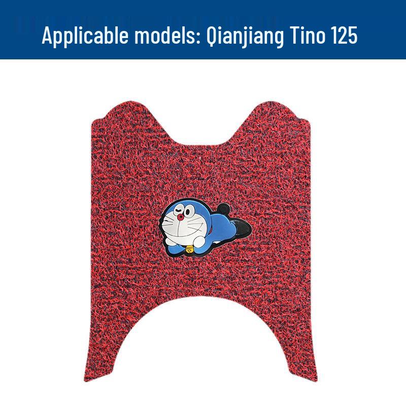 Waterproof & Durable Foot Mats for Qianjiang Tino 125 Motorcycle