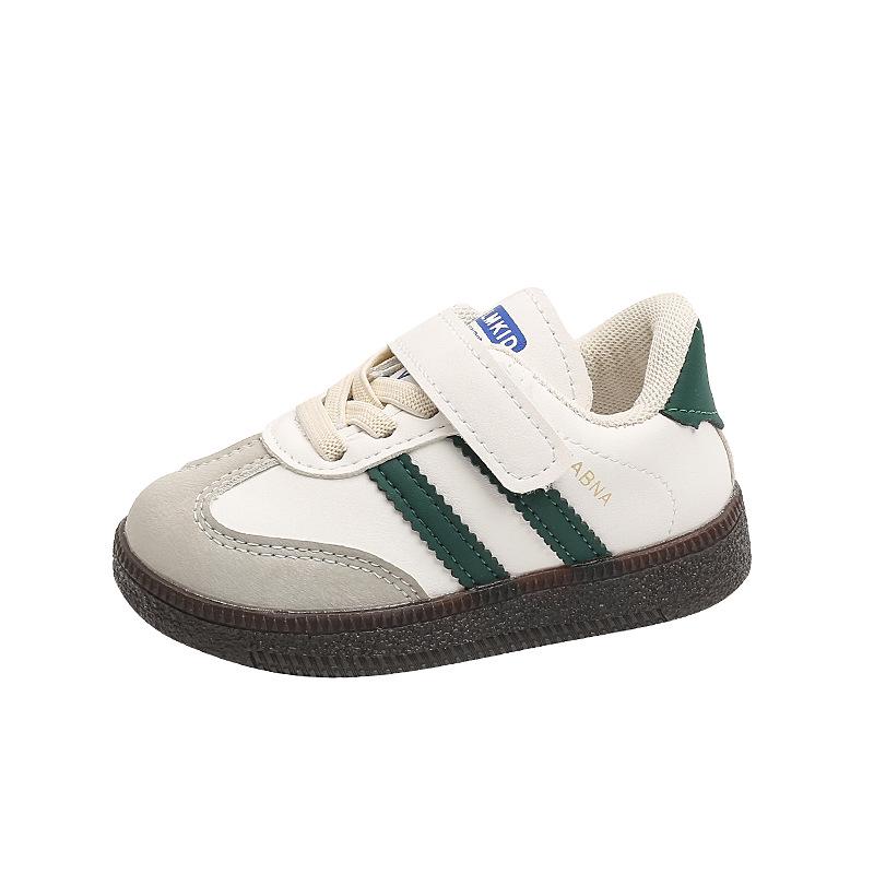 Kids' Canvas Sports Shoes: Spring & Fall, Boys' German Trainers, Girls' Versatile Sneakers, Velcro Baby Shoes